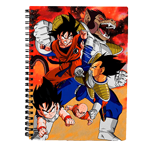 Libreta 3D Dragon Ball Z: Goku vs Vegeta