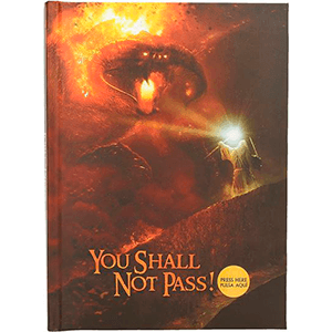Libreta con Luz El Señor de los Anillos: You Shall Not Pass