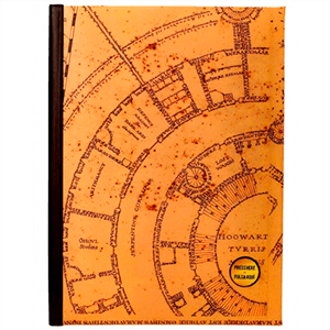 Libreta con Luz Harry Potter: Mapa del Merodeador