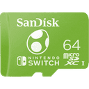 Memoria Sandisk 64GB microSDXC Yoshi -Licencia oficial-