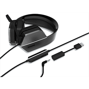 Philips TAG4106BK DTS 7.1 Negro - PC - PS5 - PS4 - XBOX - Switch - Auriculares Gaming