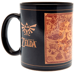 Taza Termosensible The Legend Of Zelda 325 Ml (Map Silhouette)