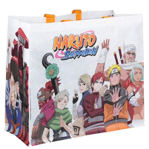 Bolsa Reutilizable Naruto Blanca