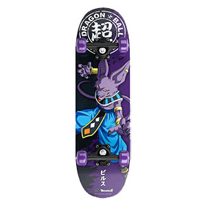 Tabla de Skate Dragon Ball: Beerus 31" Aluminium Trucks
