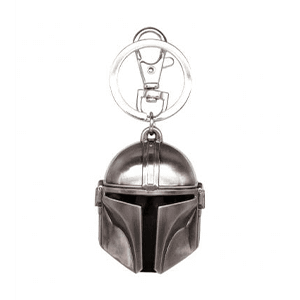 Llavero metálico Star Wars casco Mandalorian