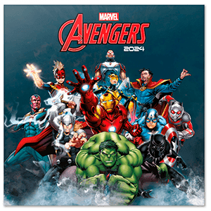 Calendario 2024 Marvel Los Vengadores - Reacondicionado