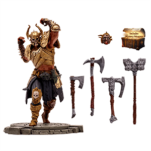 Figura McFarlane Diablo IV: Bárbaro Raro 15cm - Reacondicionado