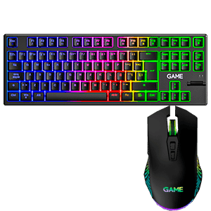 GAME PKM W3 2in1 RGB Wireless - Teclado TKL + Raton Inalambrico - Pack Perifericos - Reacondicionado