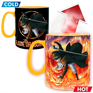 Taza Termosensible 460ml One Piece: Luffy & Sabo