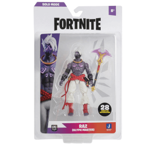 Figura Raz Glyph Master Solo Mode Fortnite 10cm (REACONDICIONADO)