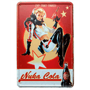 Placa Metálica Fallout: Nuka Cola Girl