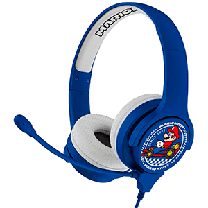 Auriculares OTL Nintendo Mariokart Azul Interactivos - Reacondicionado