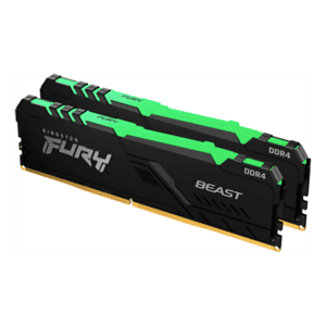 Kingston Technology FURY Beast RGB 16GB 2x8GB DDR4 3200MHZ - Memoria RAM (REACONDICIONADO)