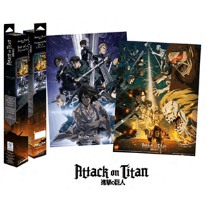 Caja 2 posters Attack in Titan