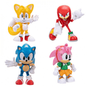 Pack de 5 Figuras Sonic 6cm
