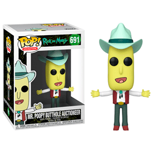 Figura POP Rick y Morty: Mr. Poopy Butthole Auctioneer (REACONDICIONADO)