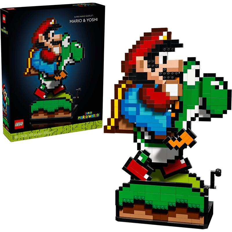 LEGO Super Mario: Super Mario World Mario y Yoshi 71438