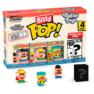 Bitty POP Pack 4 Figuras Retro Mr. Potato Head