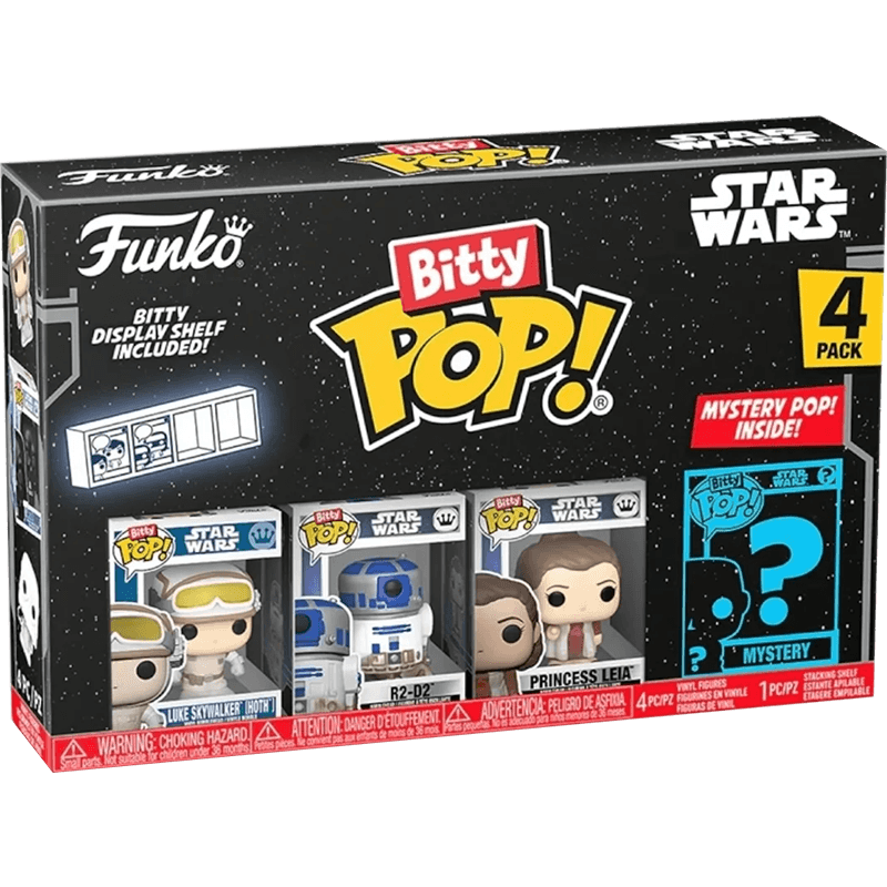Bitty POP Pack 4 Figuras Star Wars Luke Skywalker