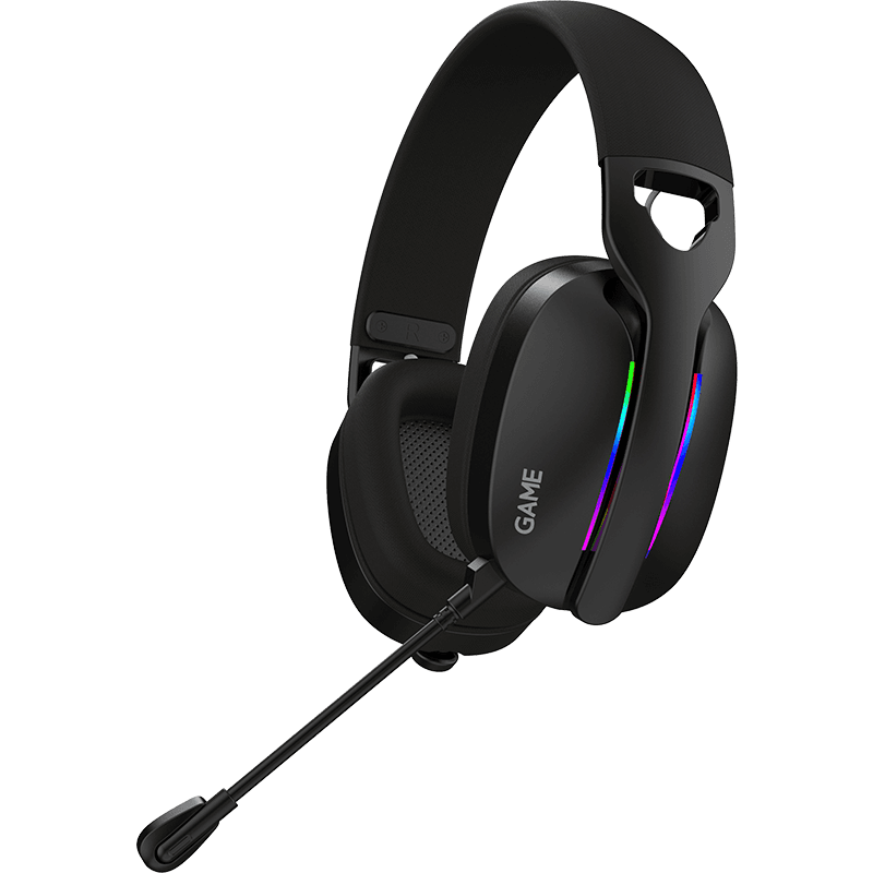 GAME HX-W Lite RGB Wireless Bluetooth Negro PC - PS5 - PS4 - XBOX - Switch - Movil - Auriculares Gaming