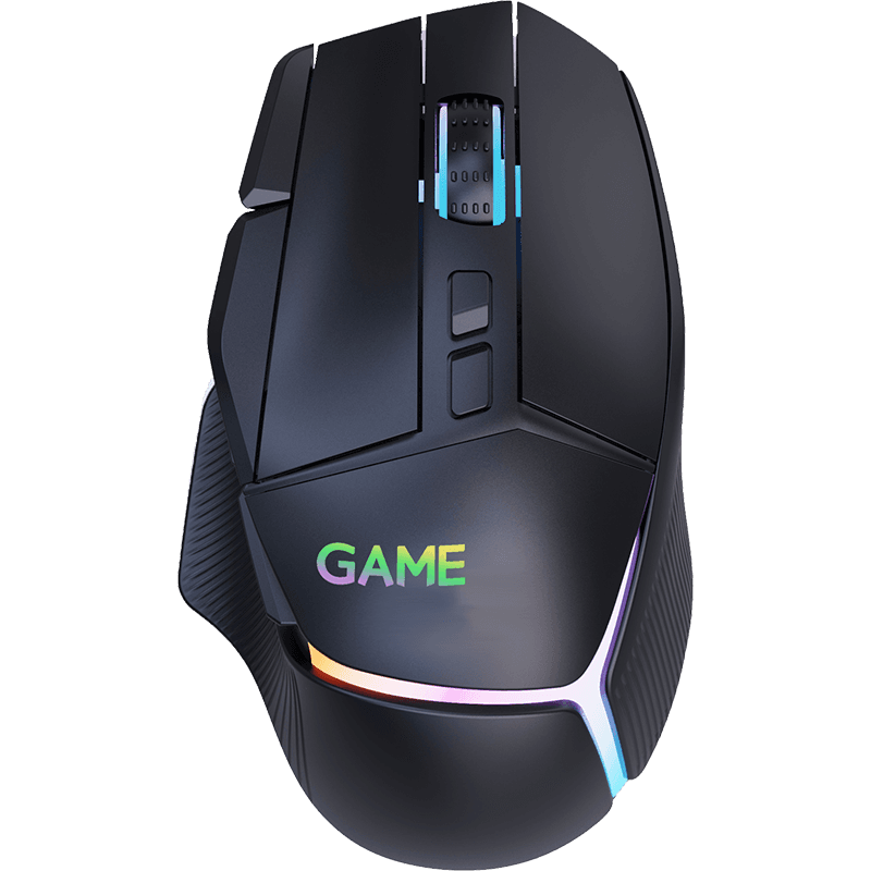 GAME MX-W5 RGB Inalambrico Bluetooth Negro - Raton Gaming