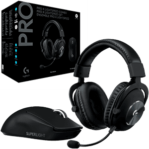 Logitech G Pack Gaming Logitech PRO X Auriculares Wireless + Raton PRO X Superlight - Reacondicionado