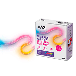 WiZ Tira Led Flexible inteligente de Neon 3 metros,Wifi,Bluetooth, Matter. Control voz, Interruptor.