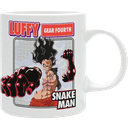 Taza One Piece Luffy Gear 4th Snake man 320ml