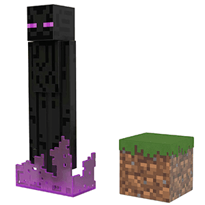 Minecraft Figura Enderman Diamond Level 14cm