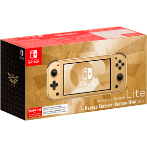 Nintendo Switch Lite Hyrule Edition + 12 meses Nintendo Switch Online