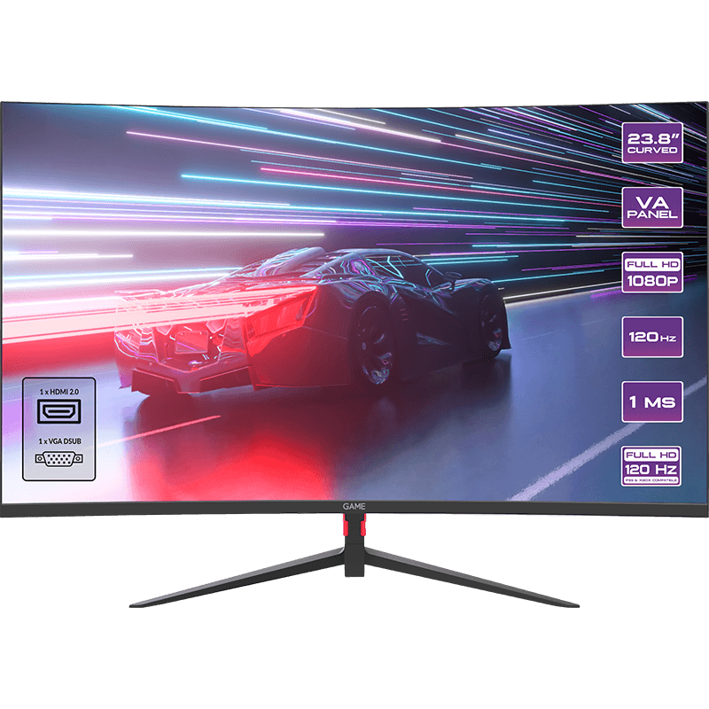 GAME M24ZC2 24´´ - VA - Full HD - 120Hz - Curvo - Monitor Gaming