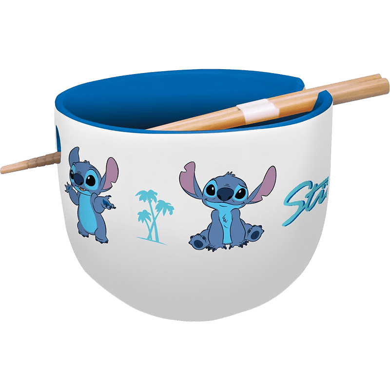 Bowl de Ramen con palillos Stitch