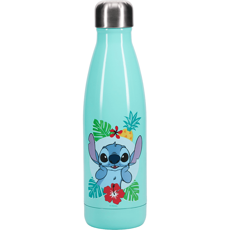 Botella metálica Stitch hawaiano Lilo & Stitch