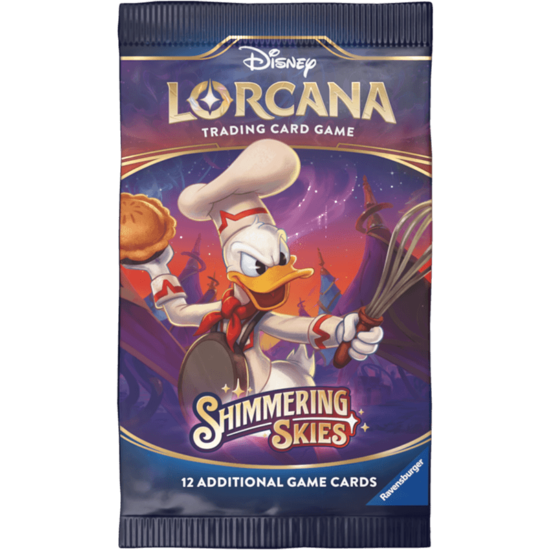 Disney Lorcana: Shimmering Skies Booster Pack Individual (Inglés)