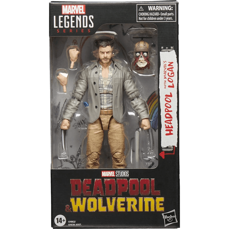 Figura Headpool con Logan Marvel Legends Series Deadpool & Wolverine 15cm