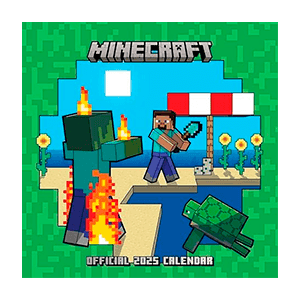 CALENDARIO 2025 MINECRAFT 30X30cm