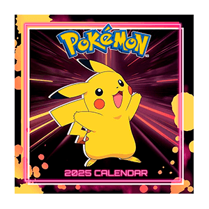CALENDARIO 2025 POKEMON 30X30cm