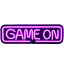 Cartel con iluminacion LED GAME ON