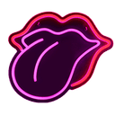 Cartel con iluminacion LED TONGUE
