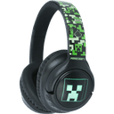 Auriculares inalambricos bluetooth con iluminacion LED Minecraft