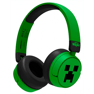 Auriculares infantiles inalambricos Minecraft