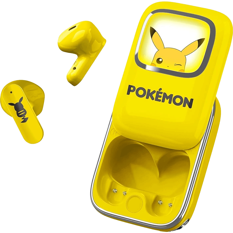 Earbuds inalambricos bluetooth con caja deslizante Pikachu