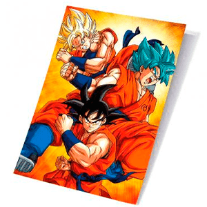 POSTER 3D DRAGON BALL SUPER CHAMPA GOKU STATES 40X60cm