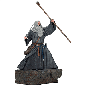 Figura de El Señor de los anillos GANDALF EN MORIA de 18cm