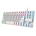 Trust GXT833 Thado TKL Spanish Layout Blanco - Teclado Gaming
