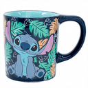Taza de ceramica antivuelco STITCH OHANA de 300 ml