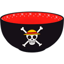 Bowl One Piece Skulls de 600 ml