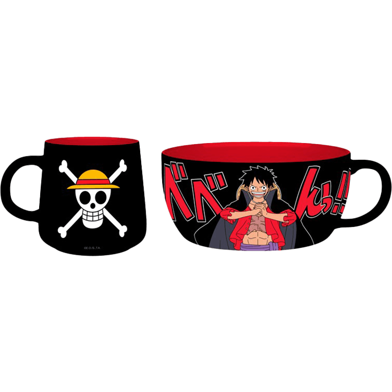 Set de desayuno One Piece Luffy (Taza + Bowl)