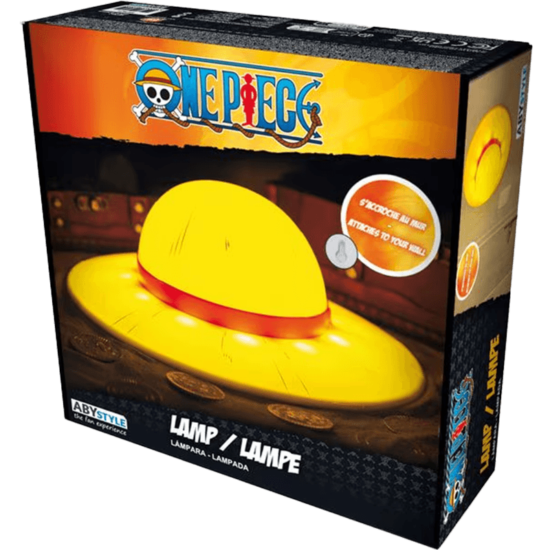 Lampara One Piece Sombrero de Luffy de 25 cm