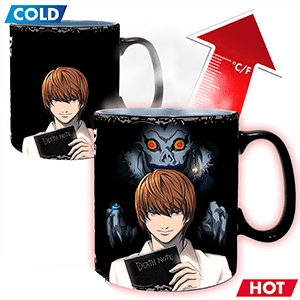Taza termosensible Dath Note Kira y L de 460ml